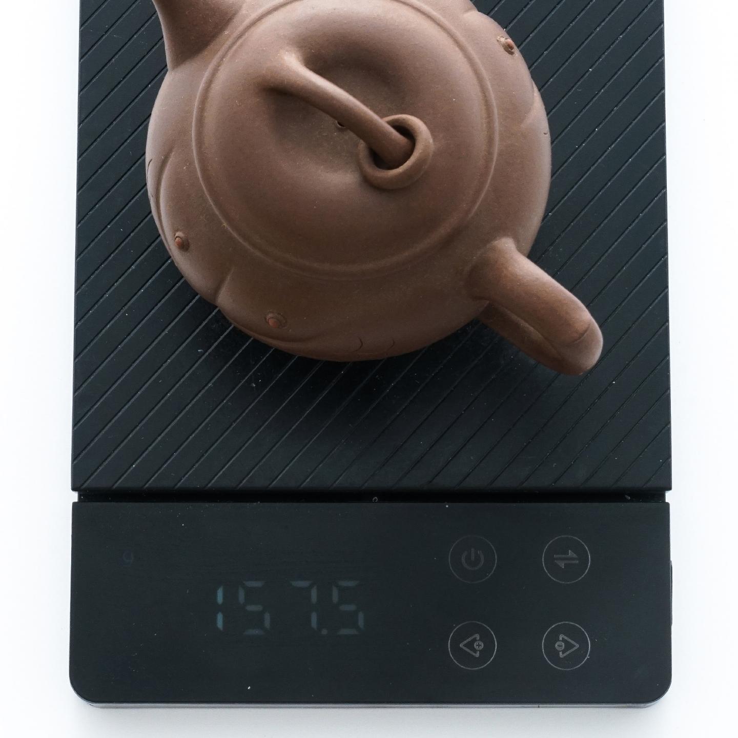 老一厂壶 双鱼壶 紫砂壶 约80年代 约200cc 高约85mm