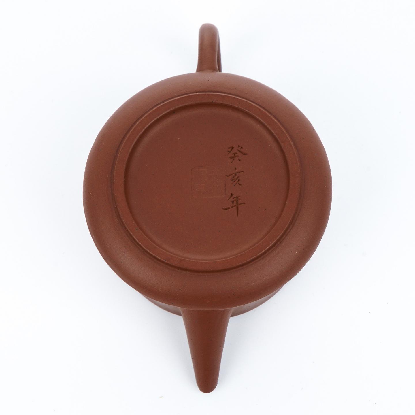 老一厂壶 鱼罩壶 紫砂壶 1983年 约150cc 高约68mm