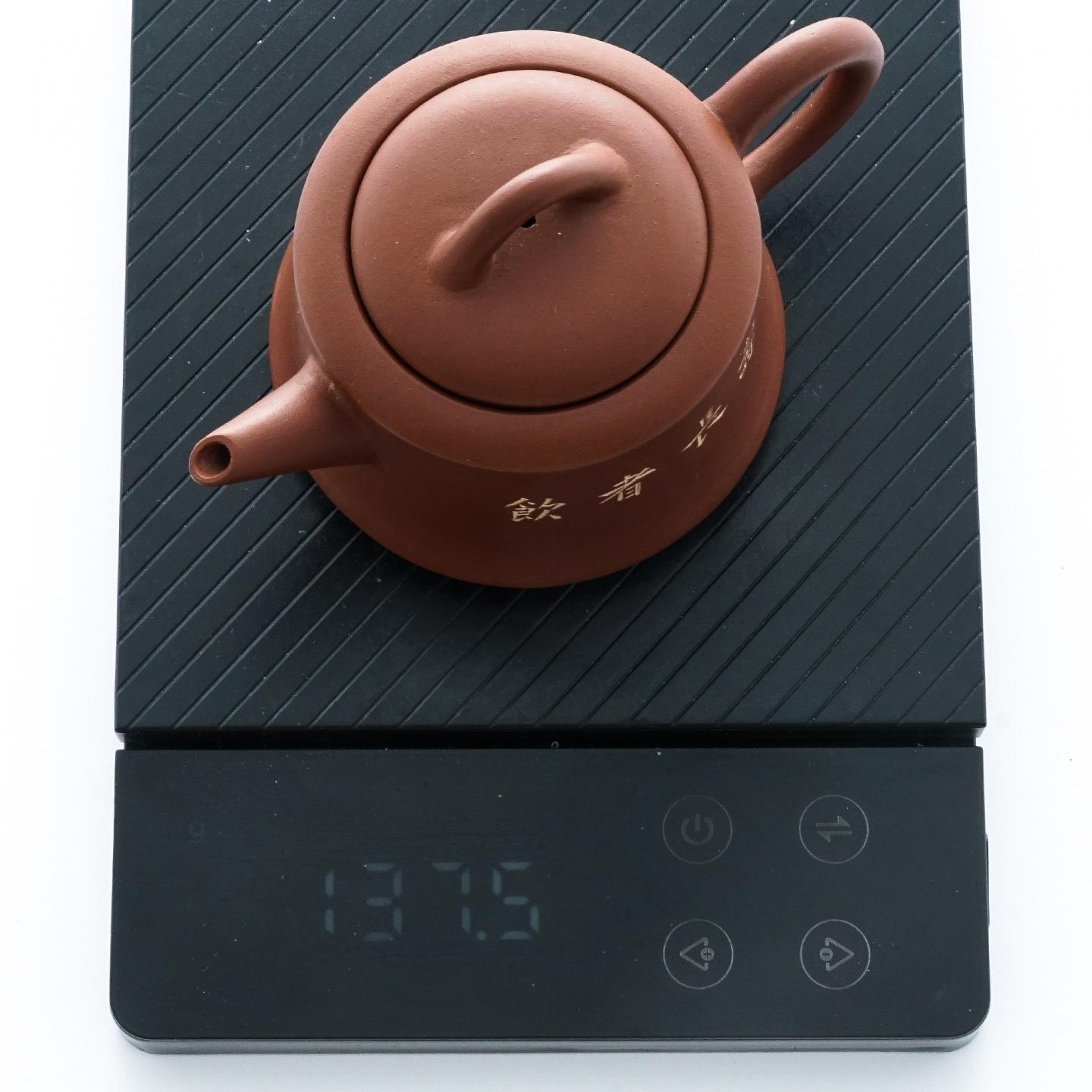 老一厂壶 鱼罩壶 紫砂壶 1983年 约150cc 高约68mm