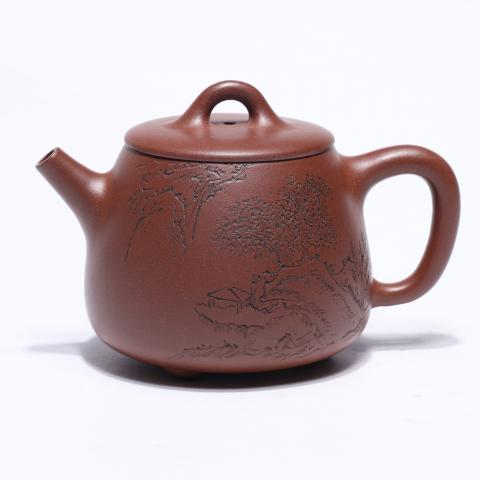 殷嘉悦 高石瓢壶 紫砂壶 230cc