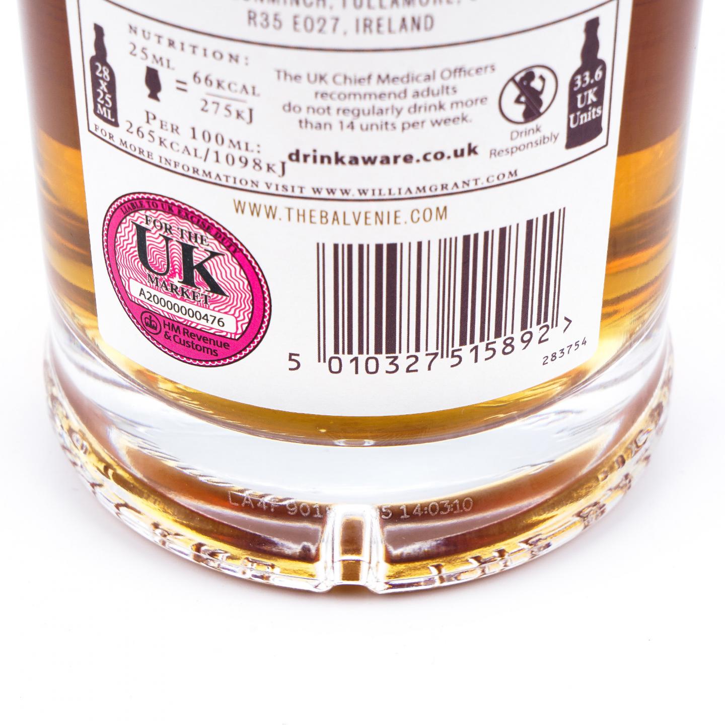 Balvenie 百富 25年 圆筒礼盒 700ML