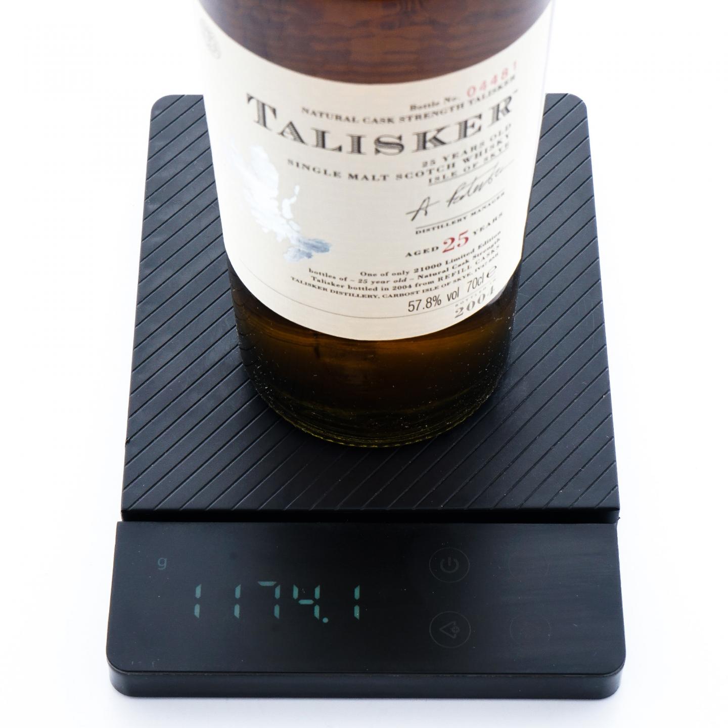 Talisker 泰斯卡 25年 2004 桶强 SR