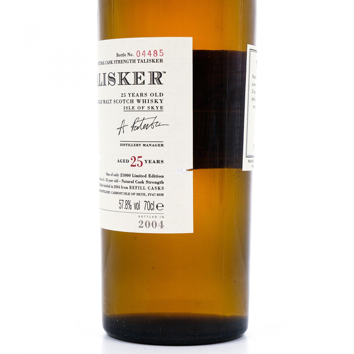 Talisker 泰斯卡 25年 2004 桶强 SR 700ml