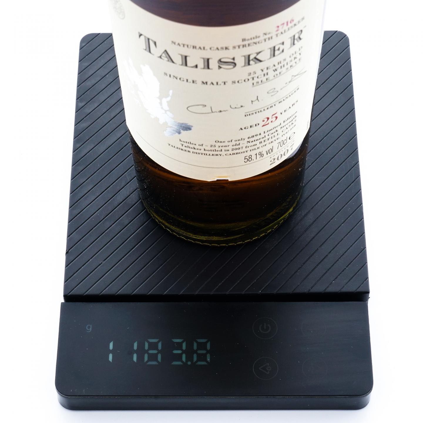 Talisker 泰斯卡 25年 2007 SR系列