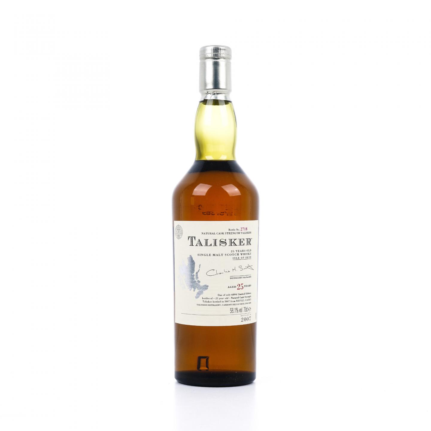 Talisker 泰斯卡 25年 2007 SR系列 桶强