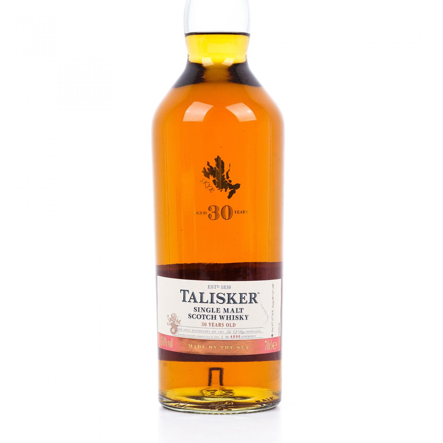 Talisker 泰斯卡 30年 2017 行货 700ml
