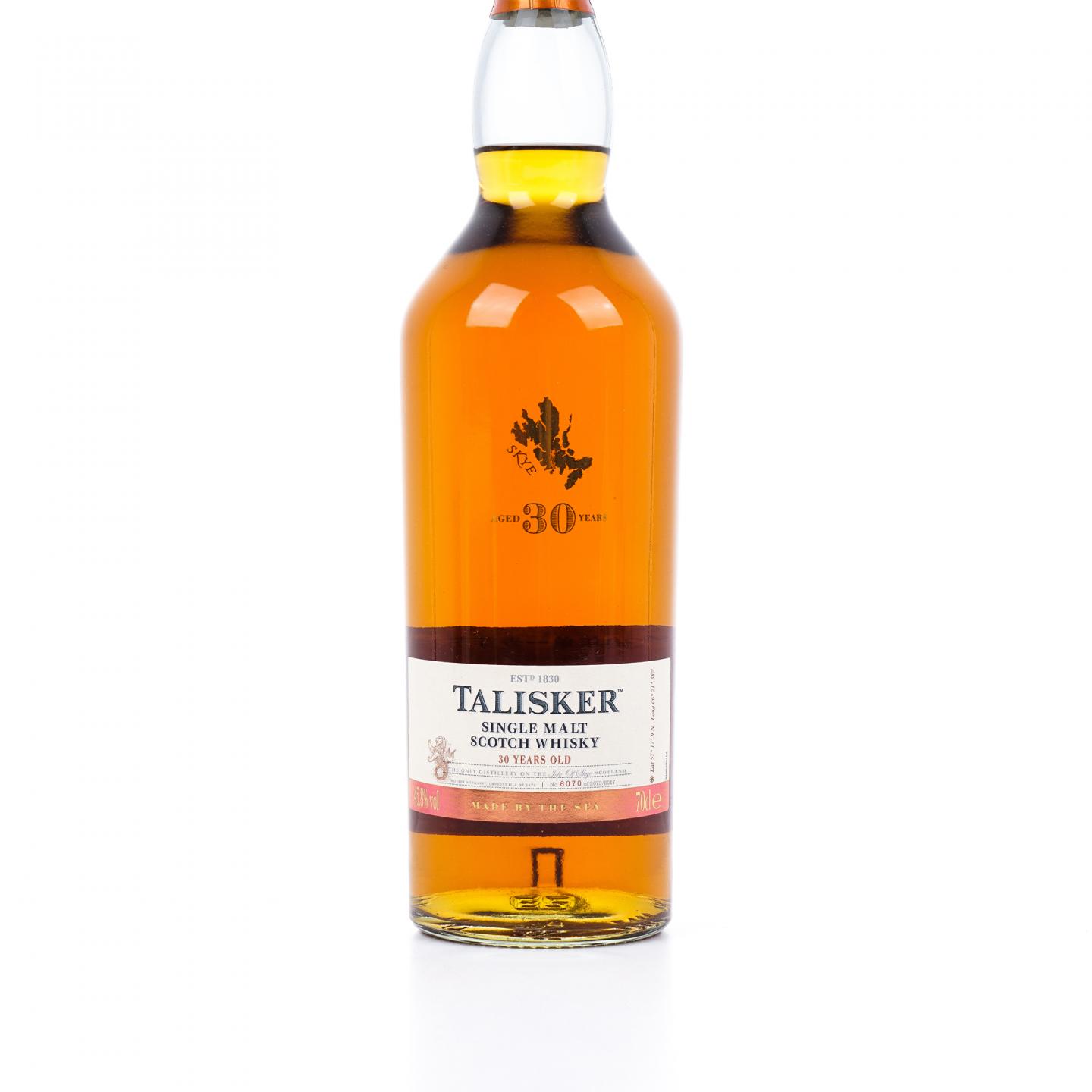 Talisker 泰斯卡 30年 2017 行货 700ML