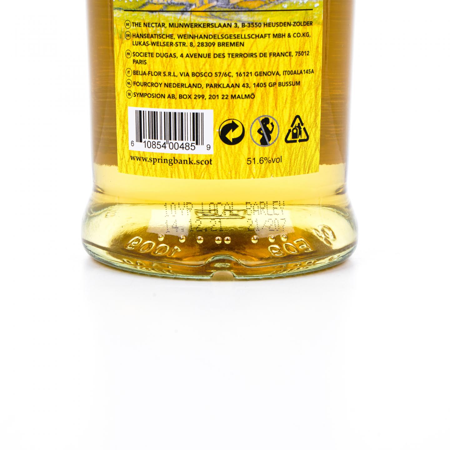 Springbank 云顶 10年 2011-2021 本地大麦51.6%