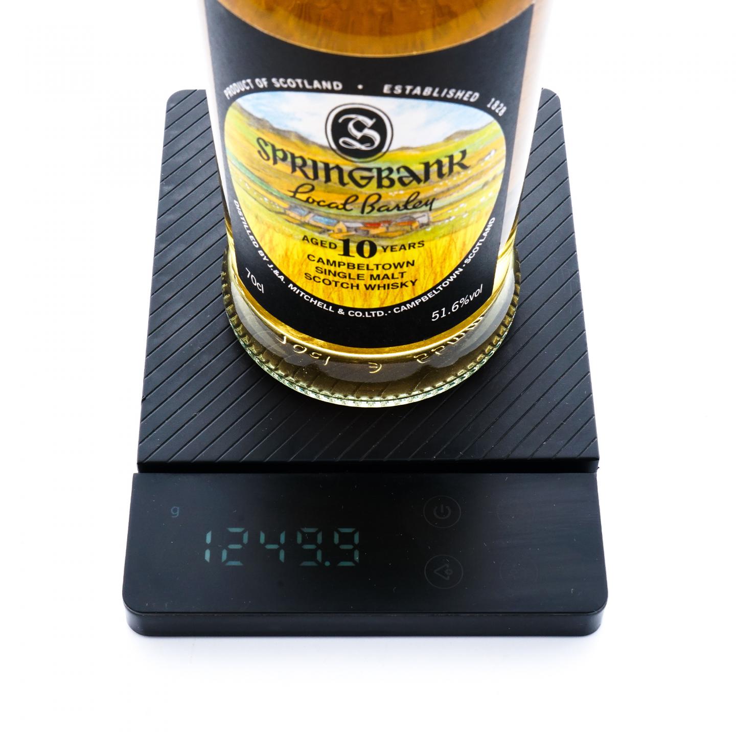 Springbank 云顶 10年 2011-2021 本地大麦51.6%