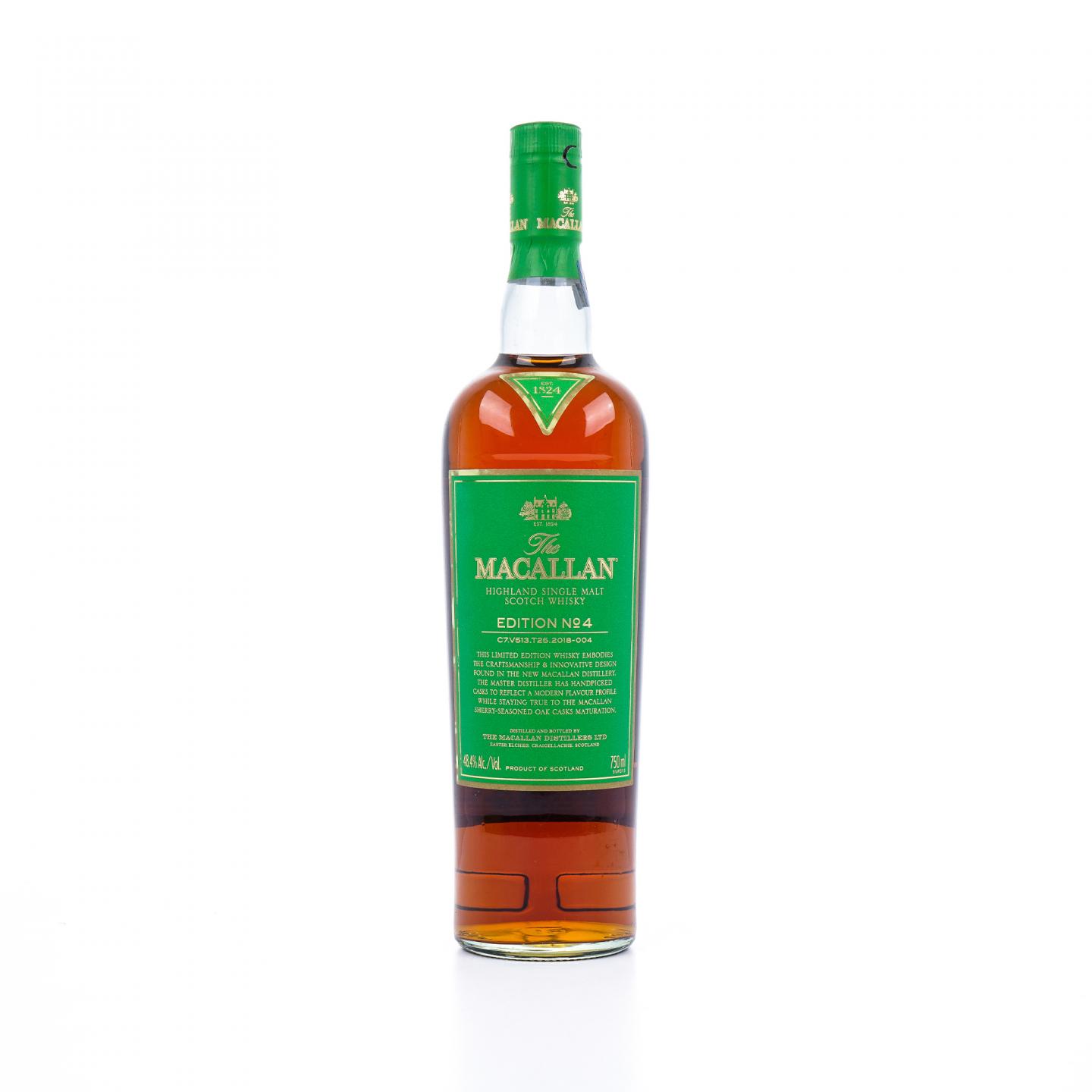 Macallan 麦卡伦 Edition No.4 绿标 750ml