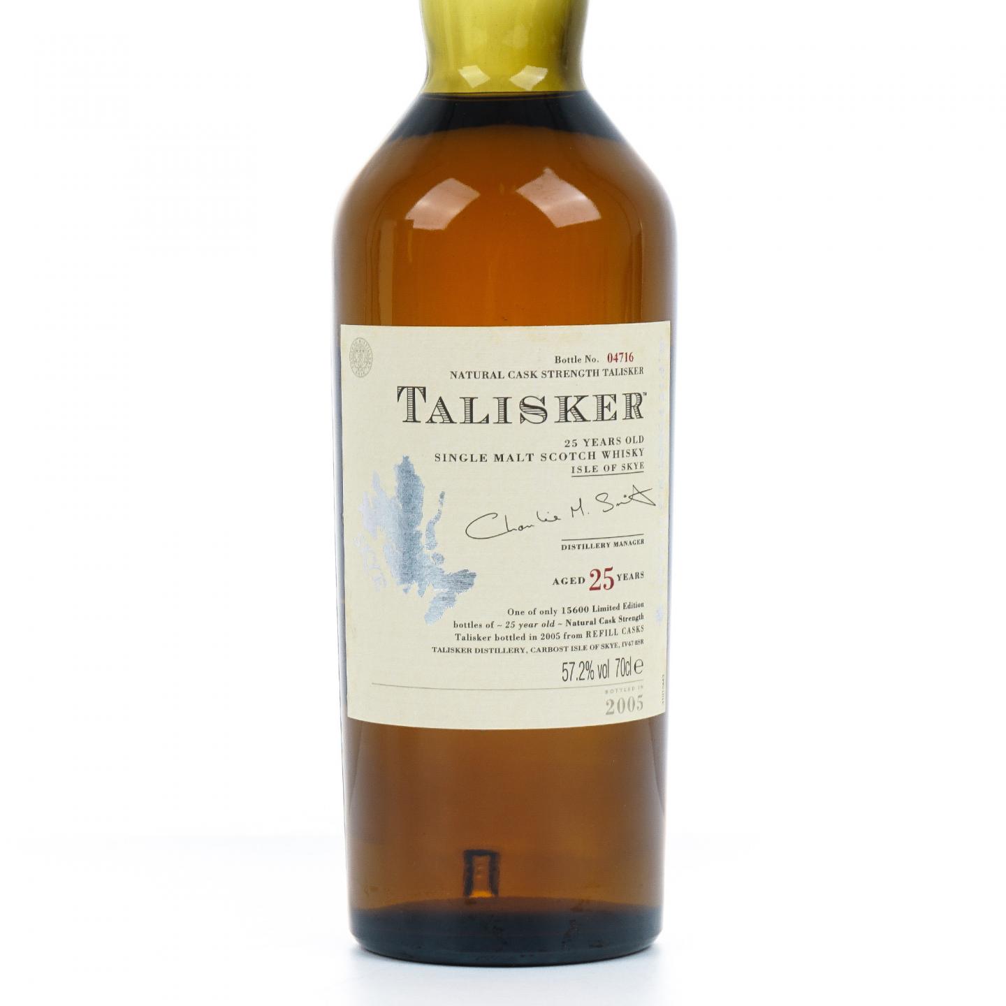 Talisker 泰斯卡 25年 2005 SR系列 桶强