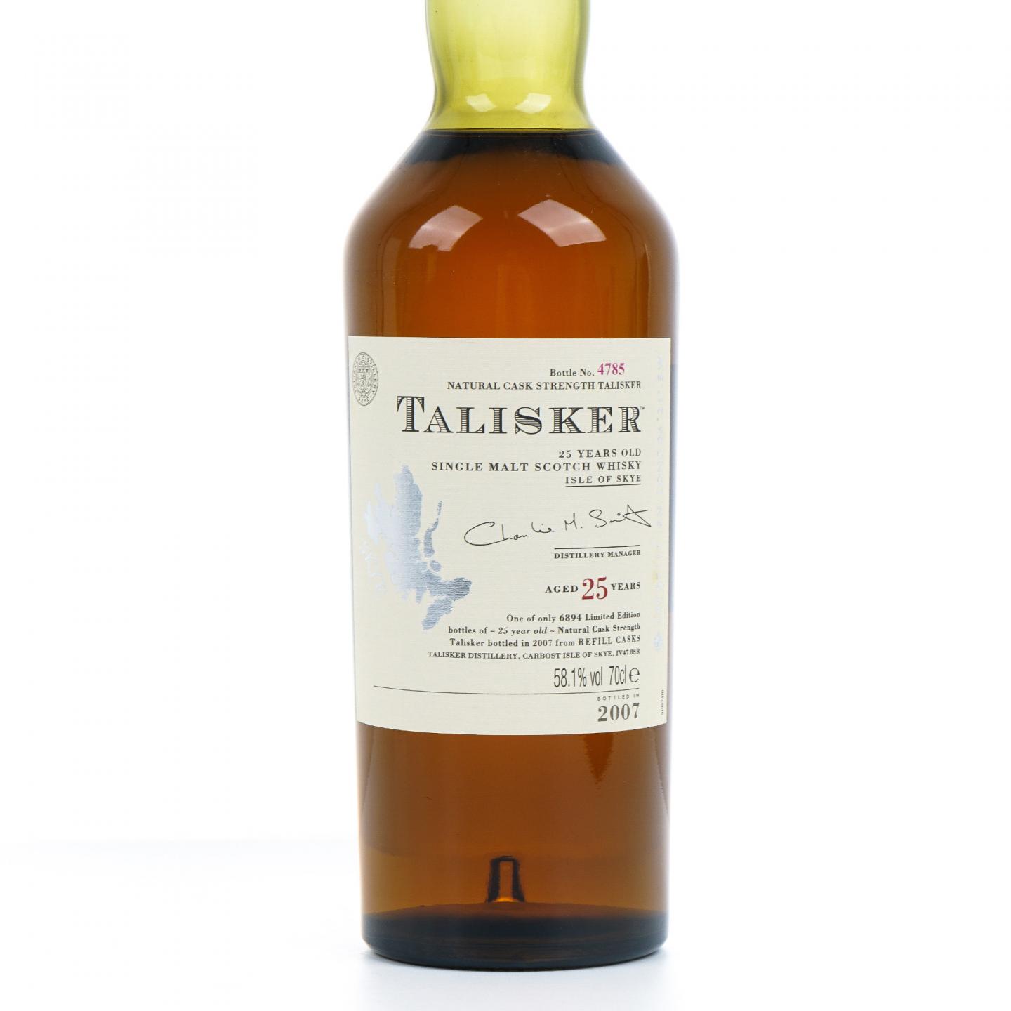 Talisker 泰斯卡 25年 2007 SR系列 700ml