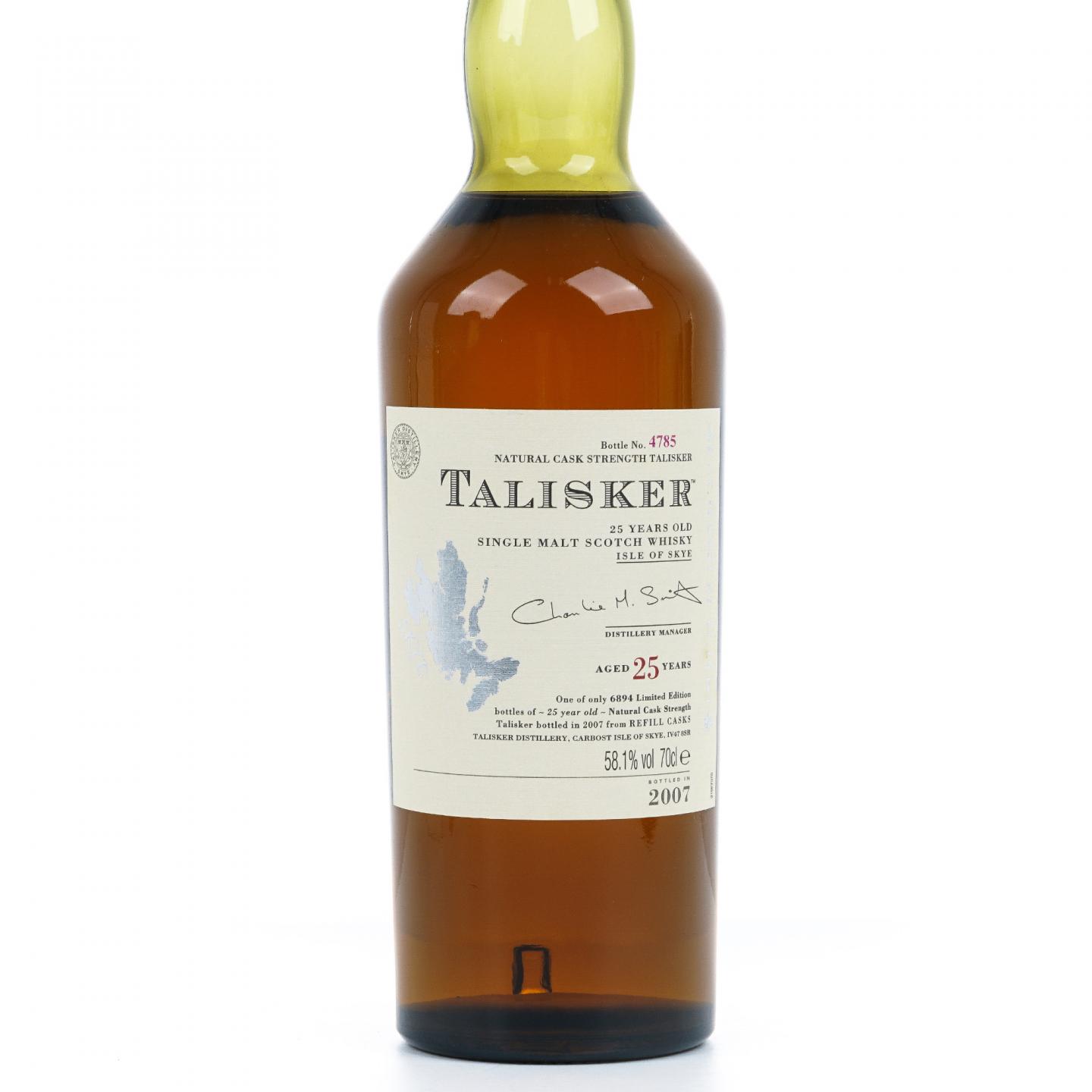 Talisker 泰斯卡 25年 2007 SR系列 700ml