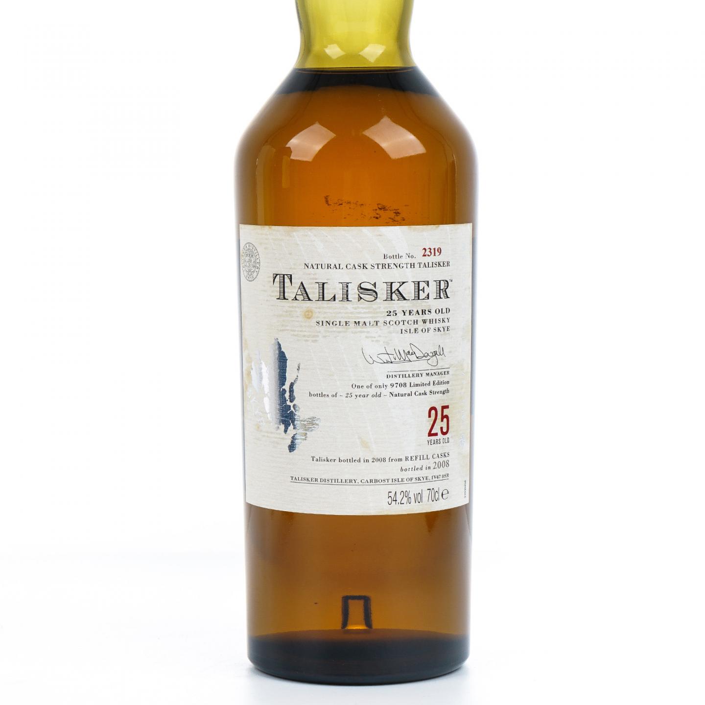 Talisker 泰斯卡 25年 2008 SR系列 桶强