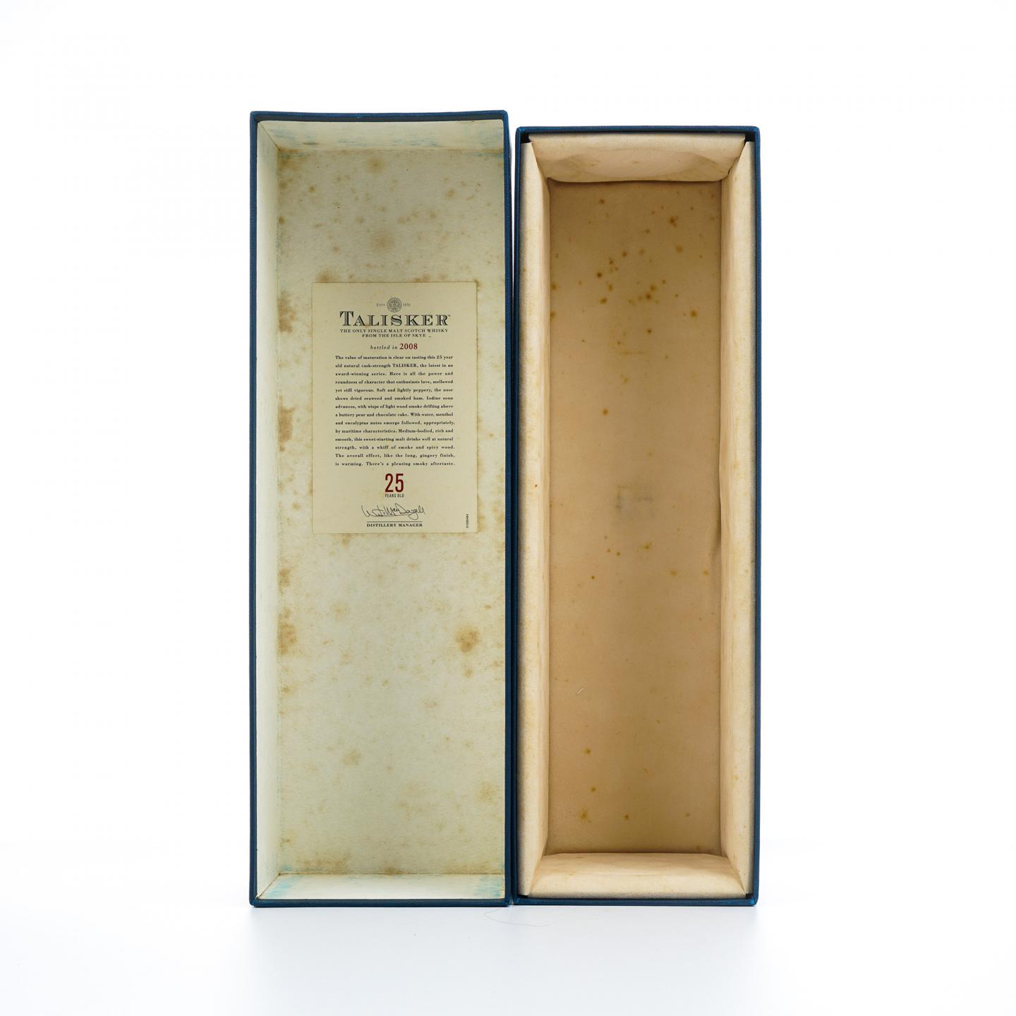 Talisker 泰斯卡 25年 2008 SR系列 桶强