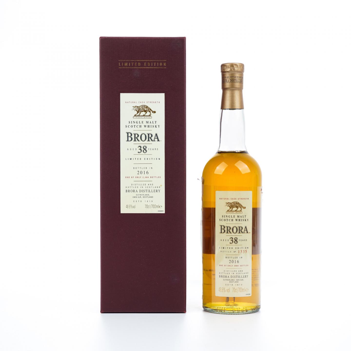 Brora 布朗拉 38年 2016版 SR系列 桶强