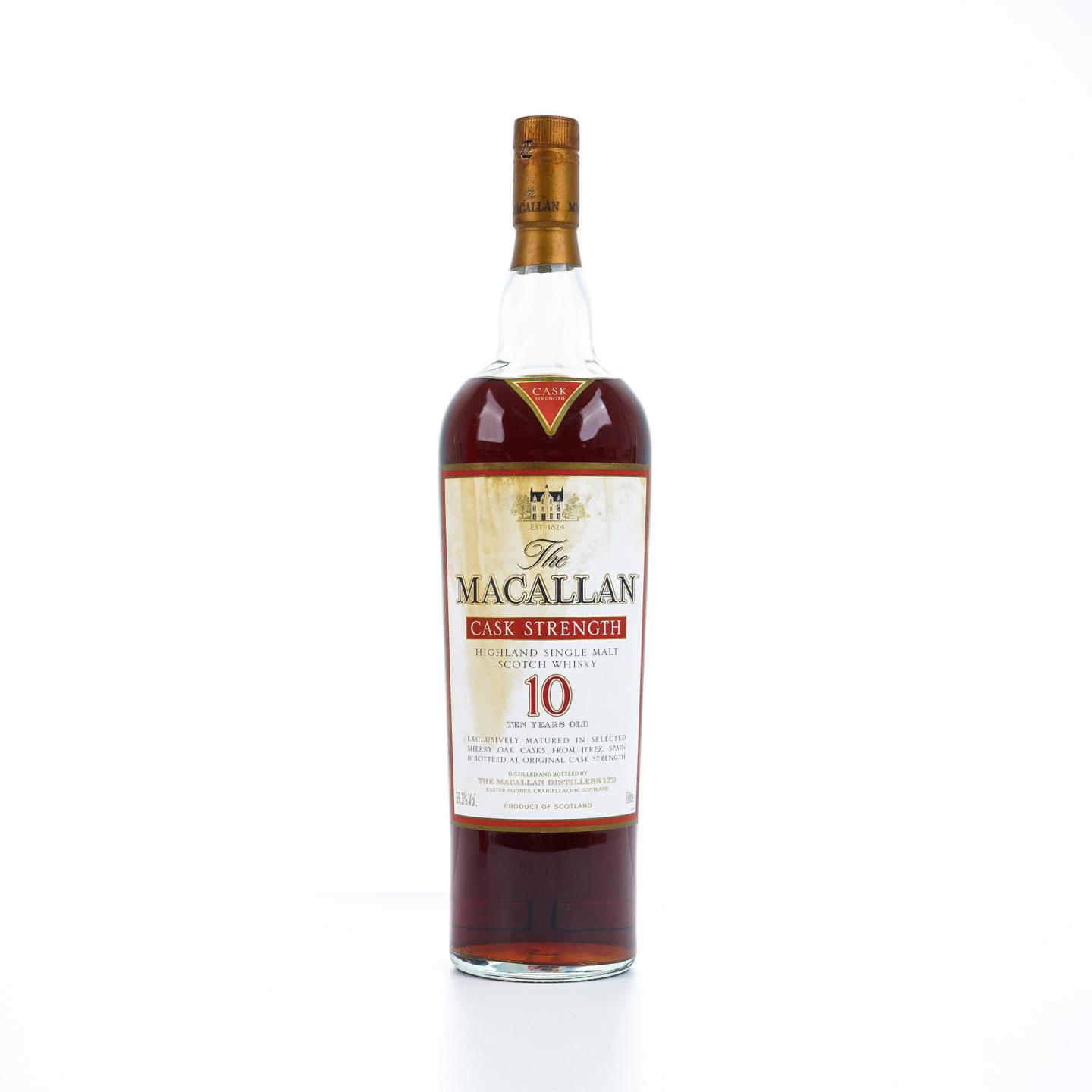 Macallan 麦卡伦 10年 桶强 59.3%Vol. 1升装