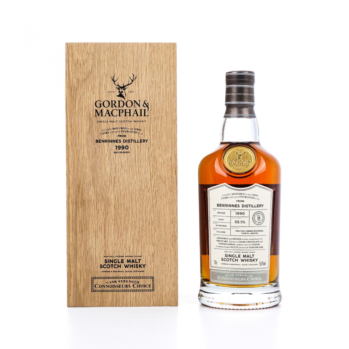Benrinnes 本利林 30年 1990-2020 GM鉴赏家之选 雪莉桶
