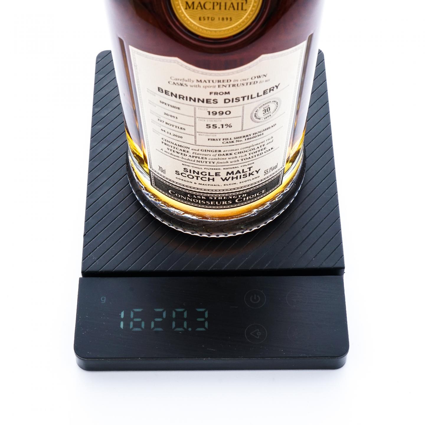 Benrinnes 本利林 30年 1990-2020 GM鉴赏家之选 雪莉桶