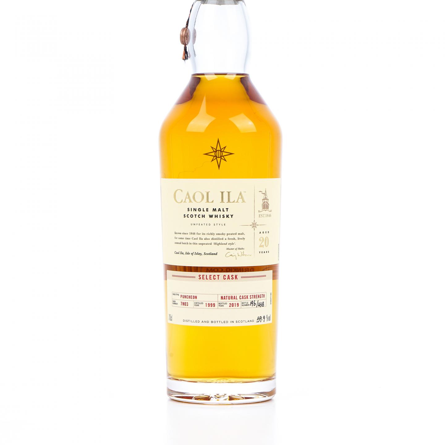 Caol Ila 卡尔里拉 20年 1999-2019 COD 星星标#7N03 行货