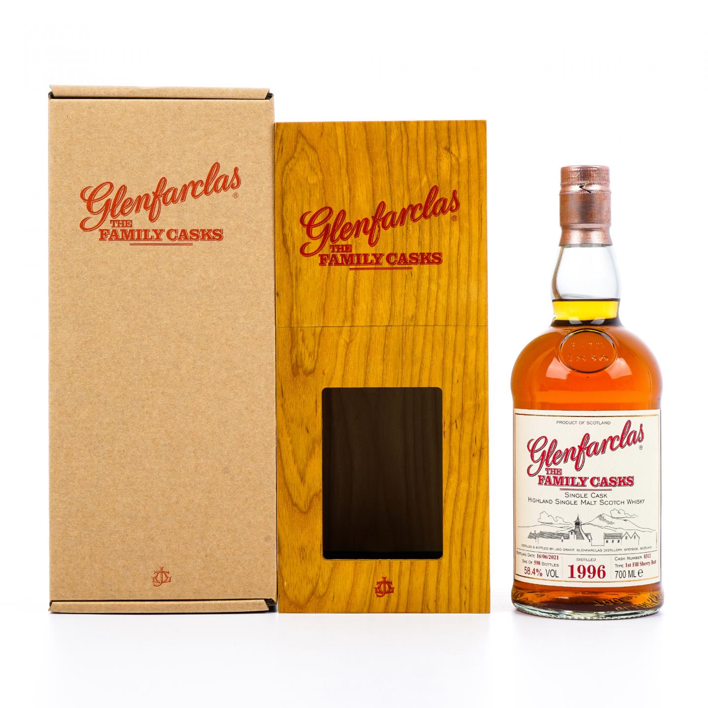 Glenfarclas 格兰花格 1996-2021 雪莉单桶#8312 家族桶