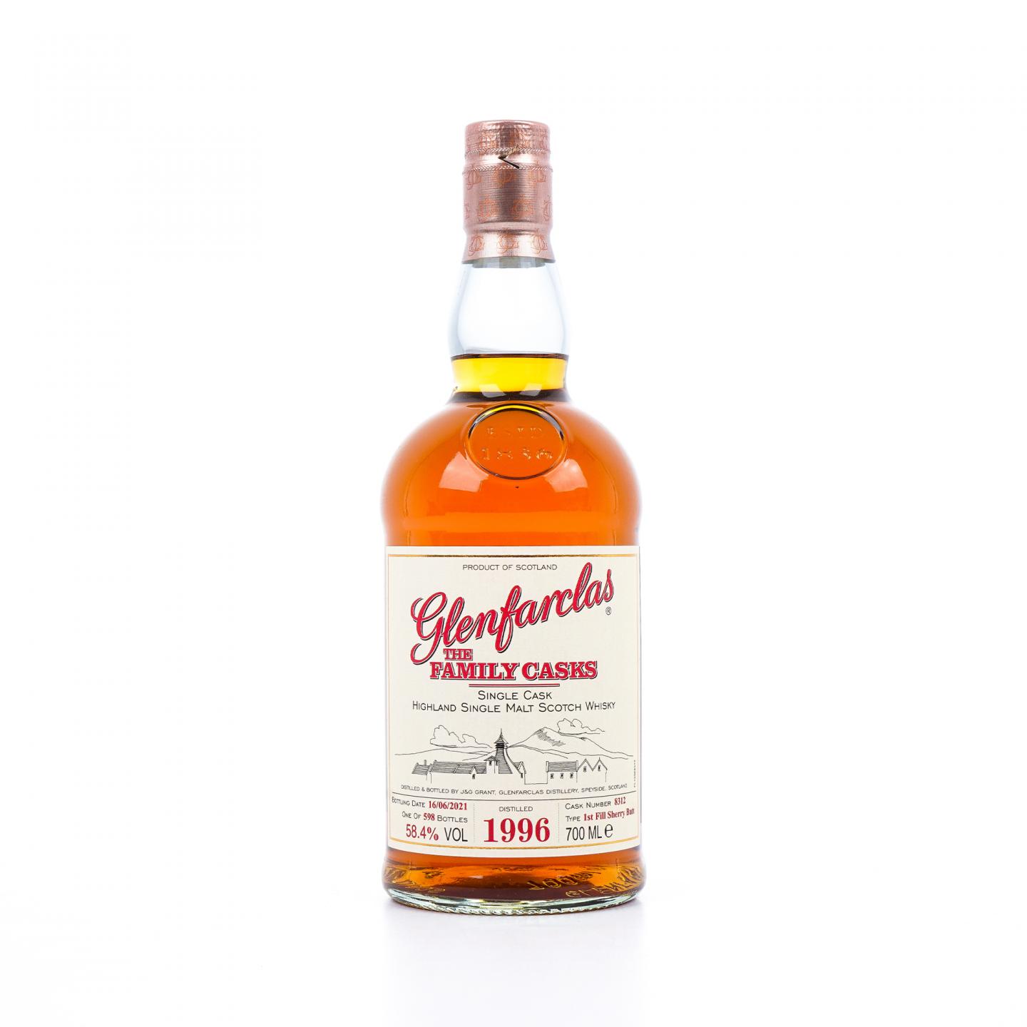 Glenfarclas 格兰花格 1996-2021 雪莉单桶#8312 家族桶