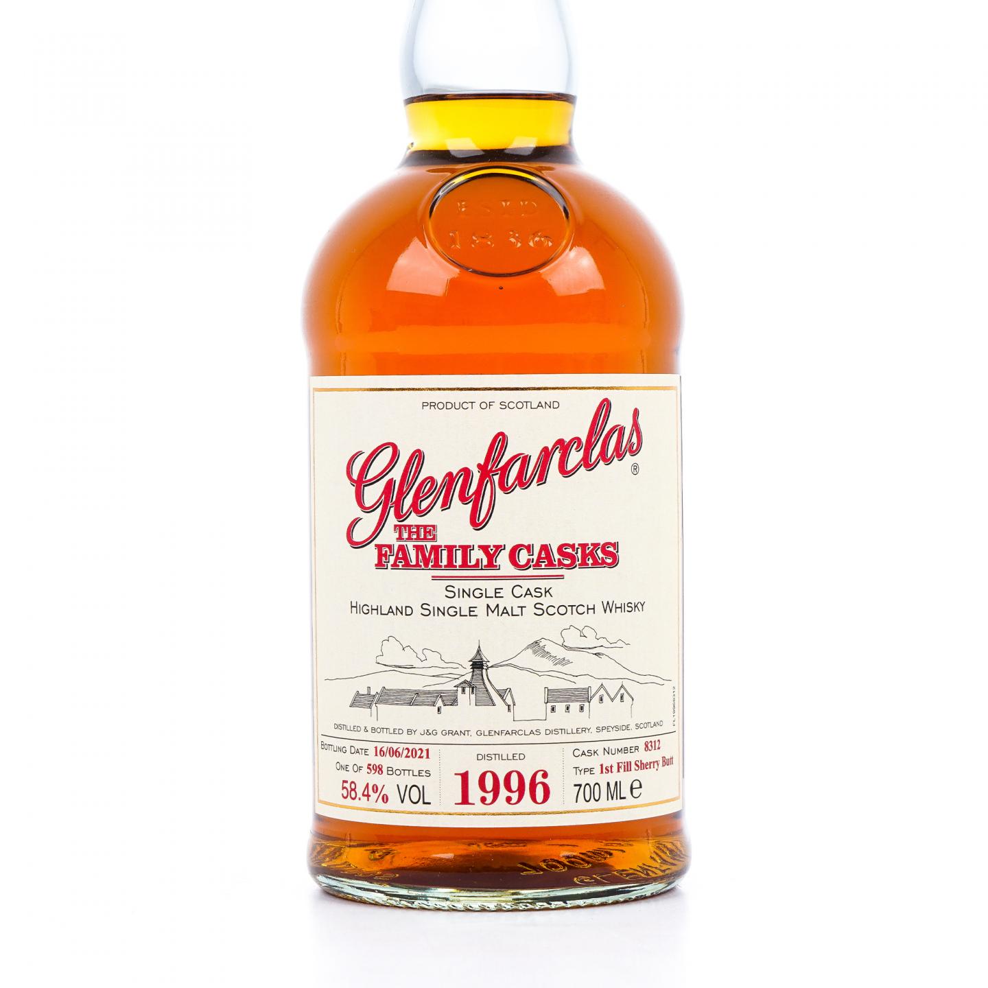Glenfarclas 格兰花格 1996-2021 雪莉单桶#8312 家族桶