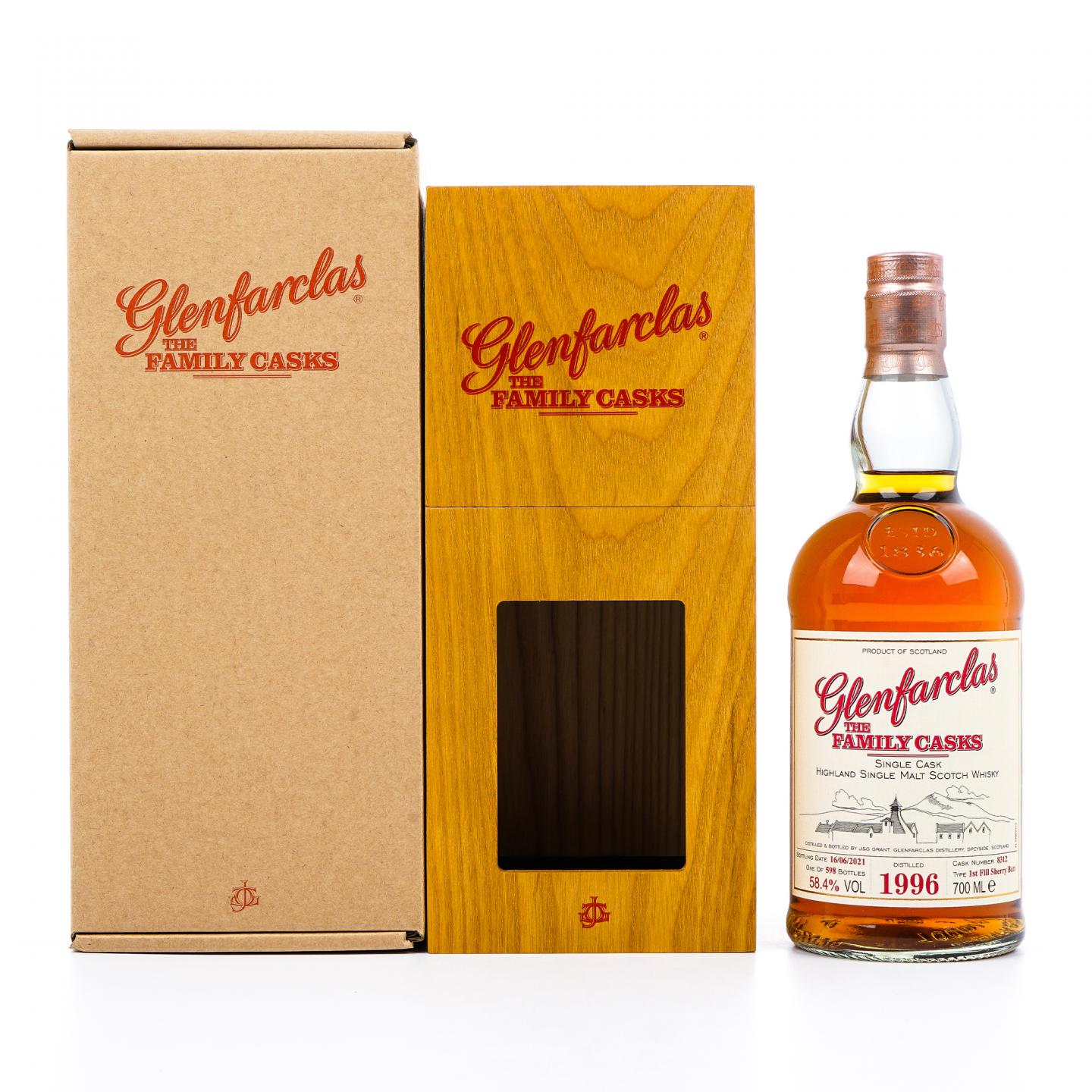 Glenfarclas 格兰花格 1996-2021 家族桶 雪莉单桶#8312