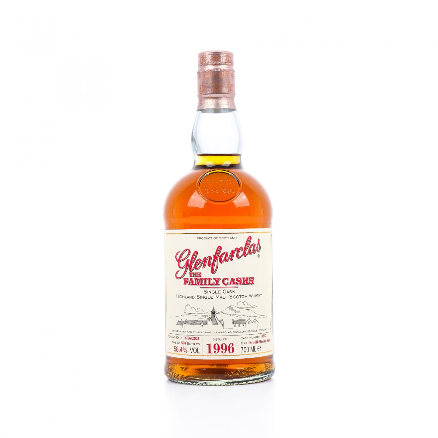 Glenfarclas 格兰花格 1996-2021 家族桶 雪莉单桶#8312