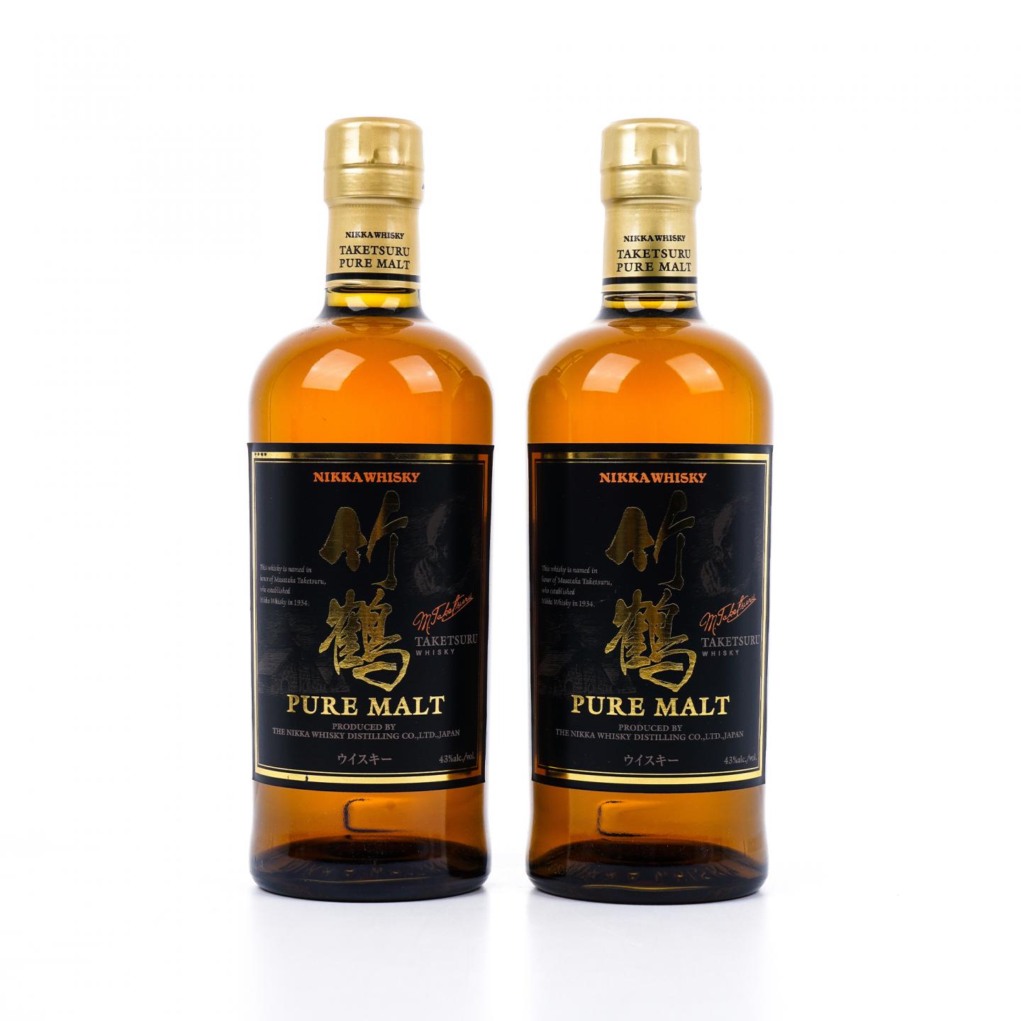 竹鹤 Pure Malt 黑标旧版 2支组