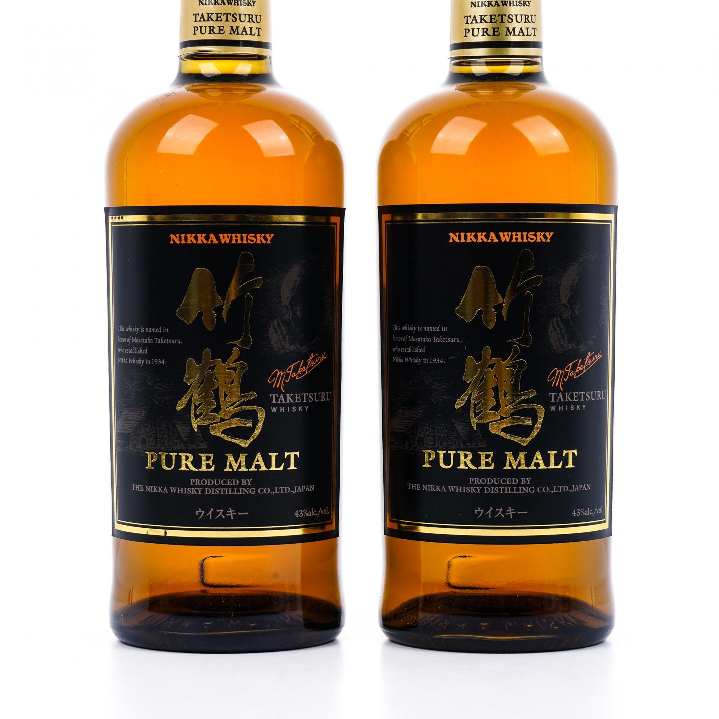 竹鹤 Pure Malt 黑标旧版 2支组