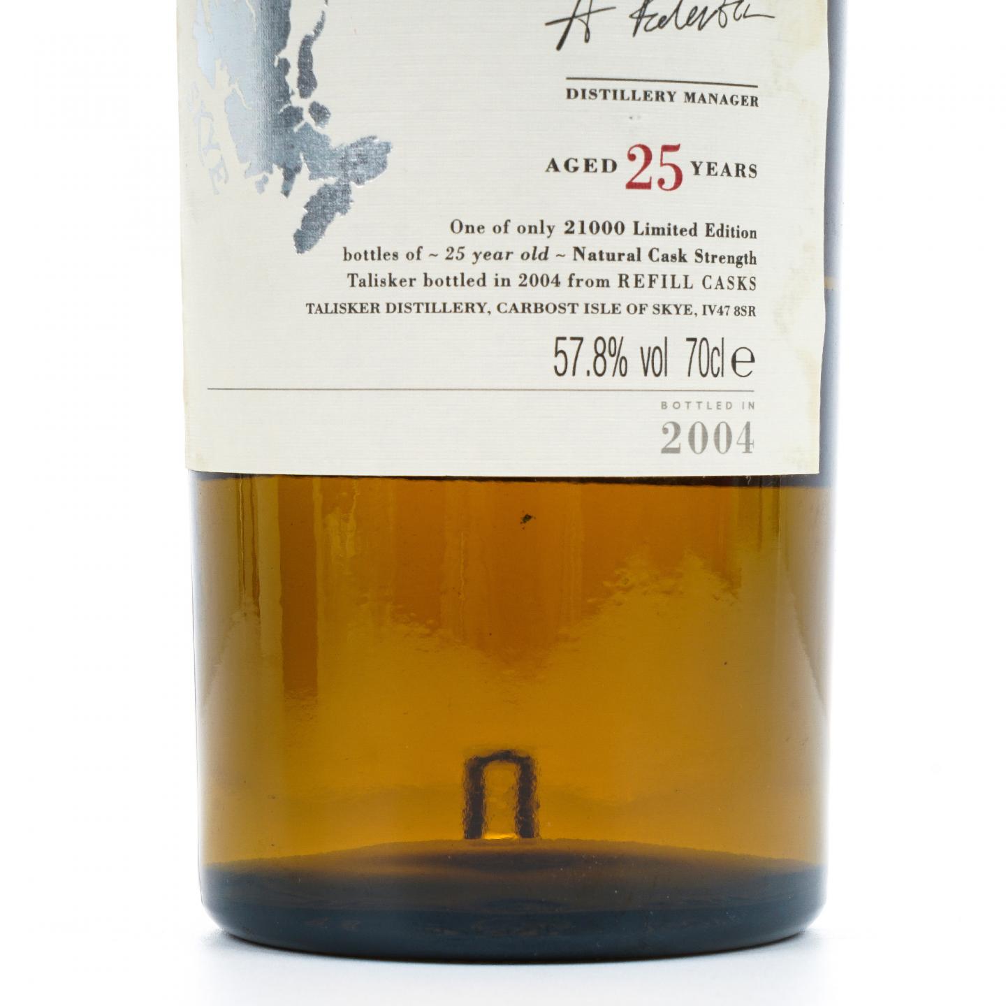 Talisker 泰斯卡 25年 2004 桶强 SR 700ML