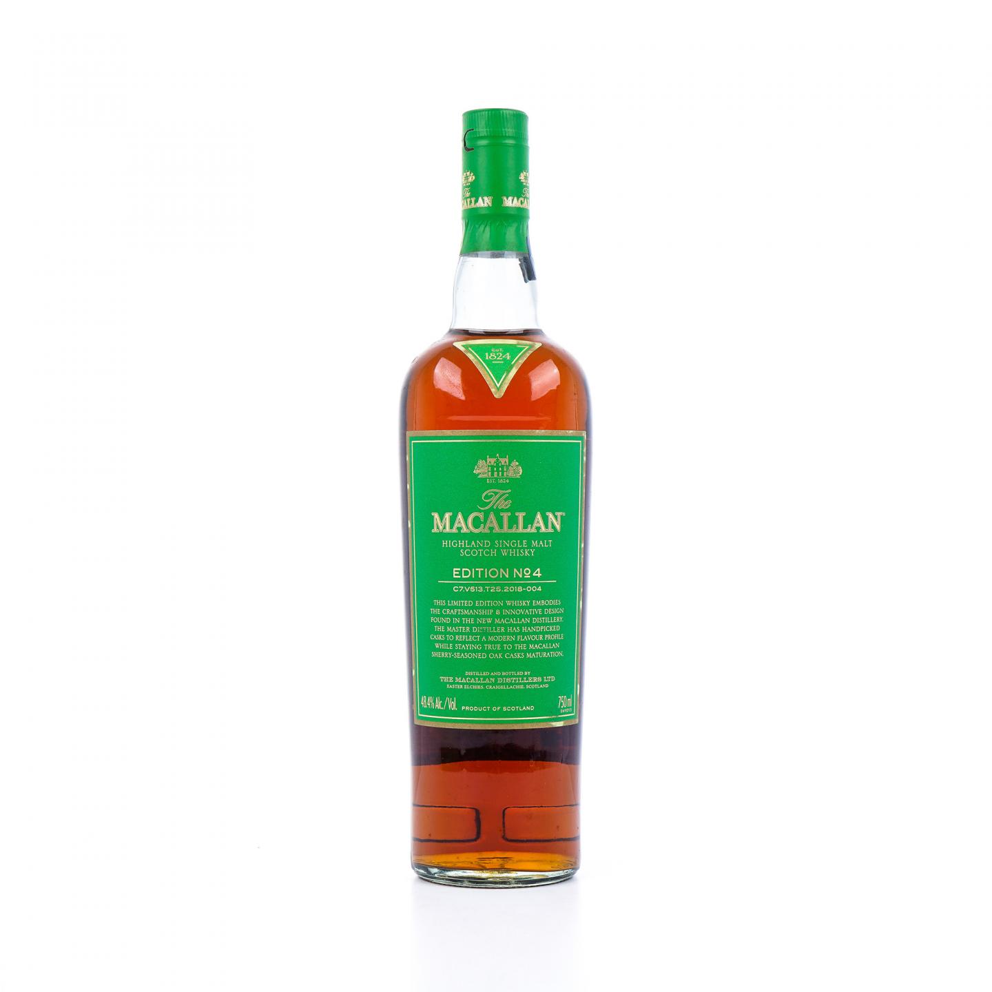 Macallan 麦卡伦 Edition No.4 绿标 750ML