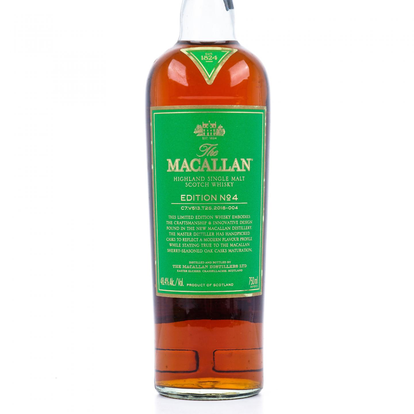 Macallan 麦卡伦 Edition No.4 绿标 750ML