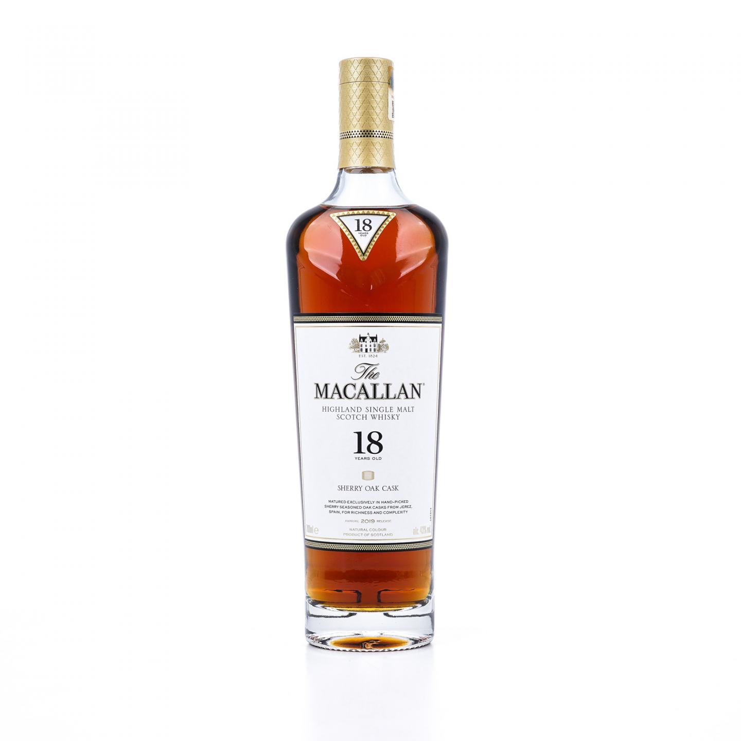 【附X光图】Macallan 麦卡伦 18年 2019 雪莉桶