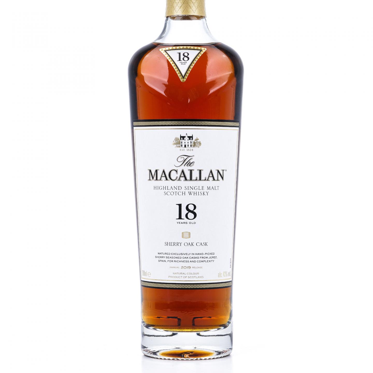 【附X光图】Macallan 麦卡伦 18年 2019 雪莉桶