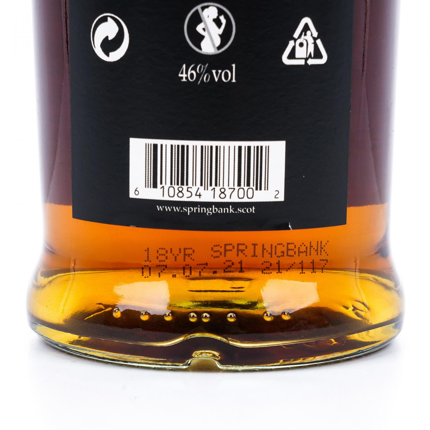 Springbank 云顶 18年 2021