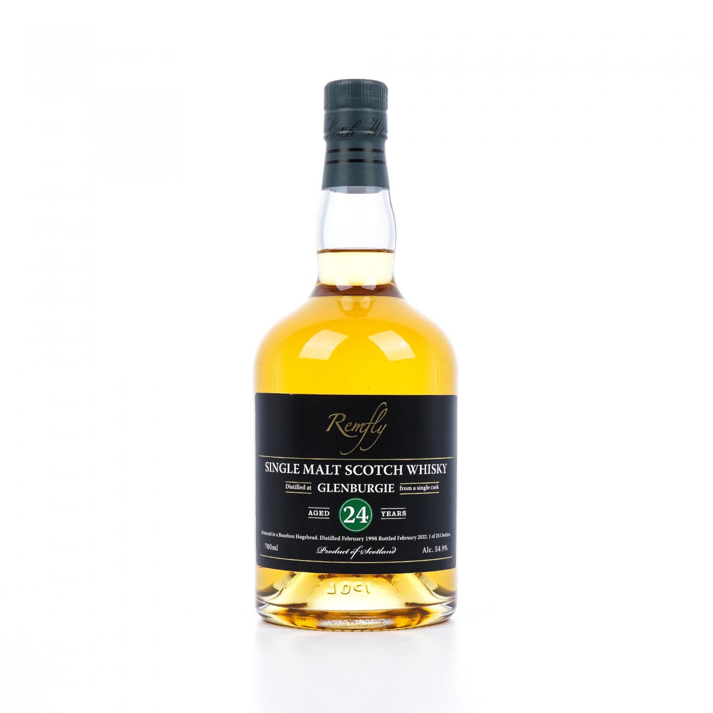 Glenburgie 格兰伯奇 24年 1998-2022 单桶 圆筒