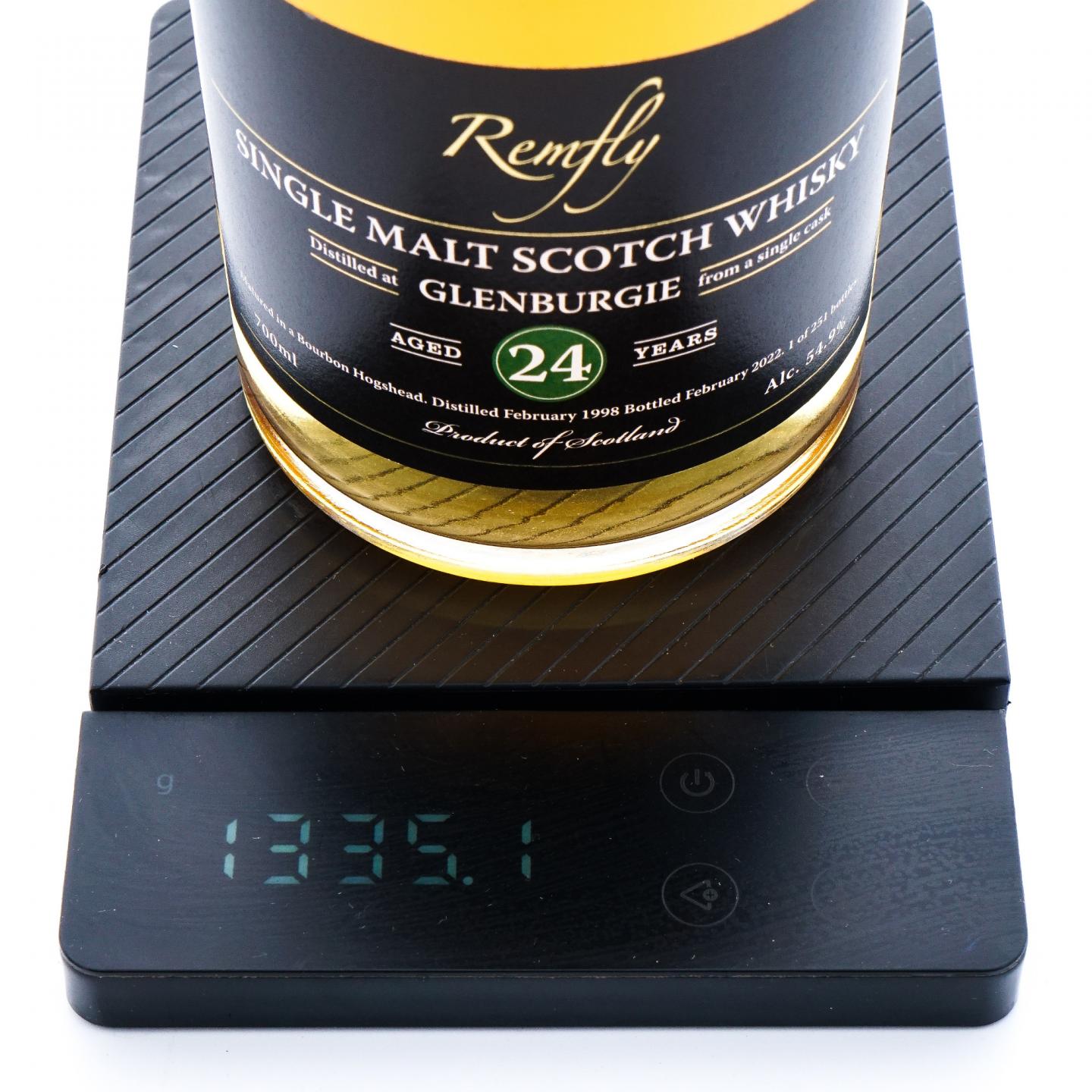 Glenburgie 格兰伯奇 24年 1998-2022 单桶 圆筒