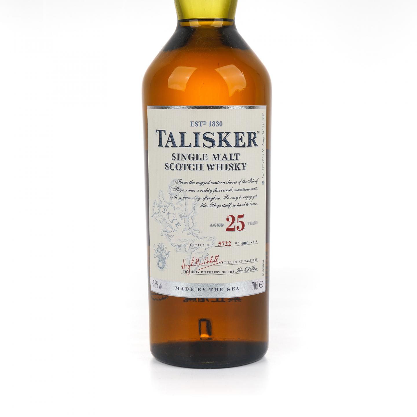 Talisker 泰斯卡 25年 2014版 700ml