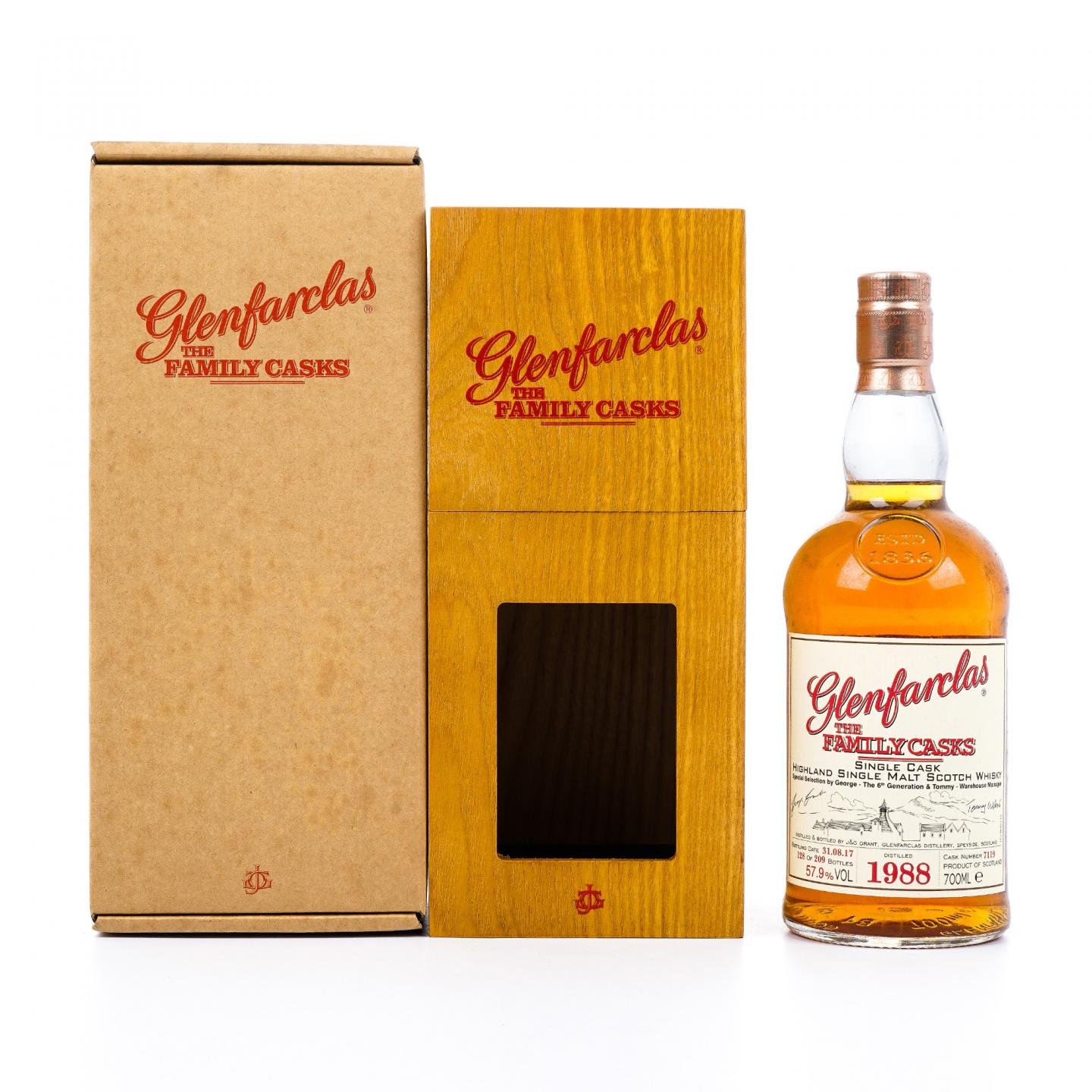 Glenfarclas 格兰花格 1988-2017 家族桶 单桶#7119