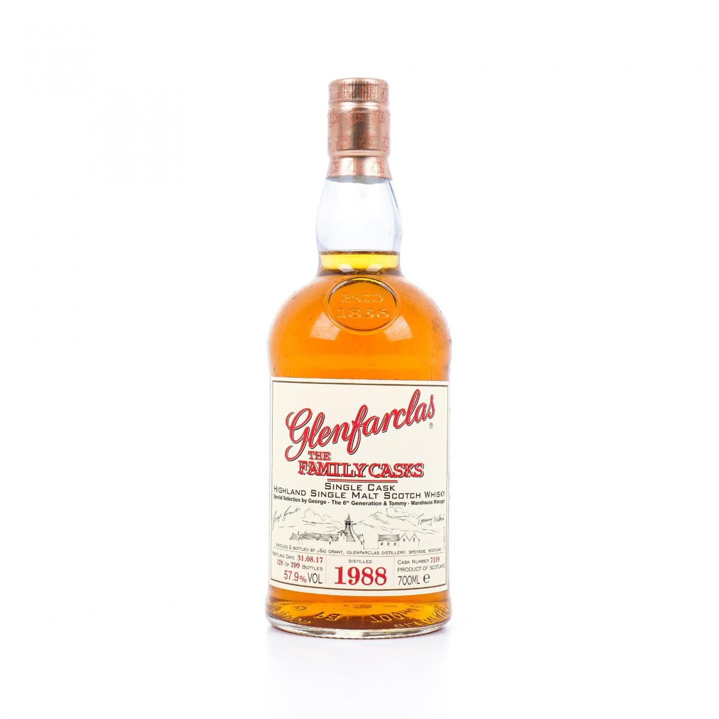 Glenfarclas 格兰花格 1988-2017 家族桶 单桶#7119