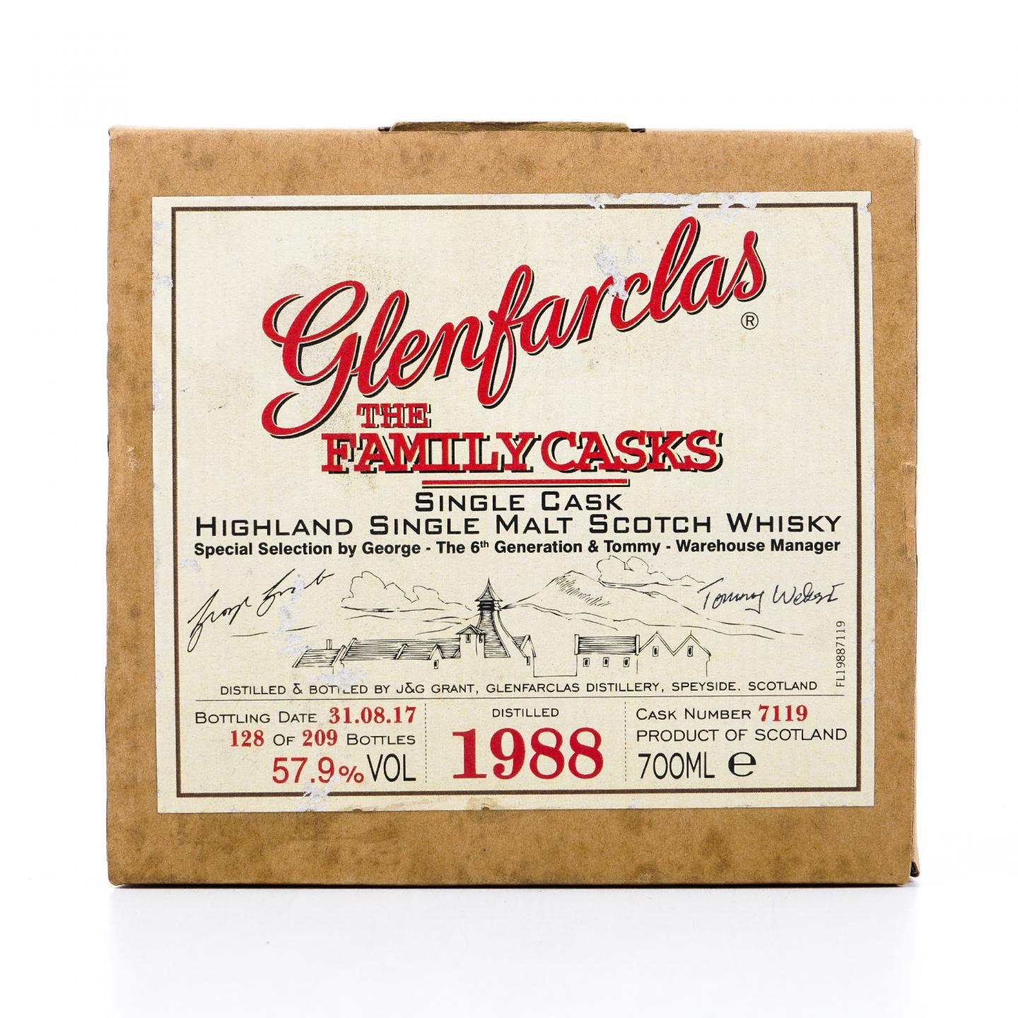 Glenfarclas 格兰花格 1988-2017 家族桶 单桶#7119