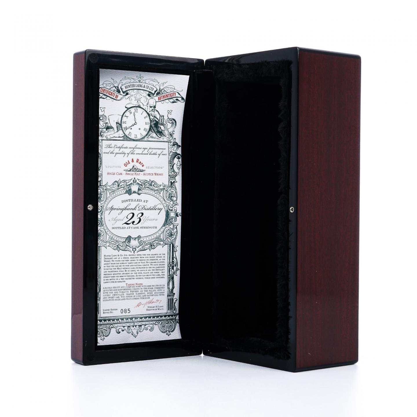 Springbank 云顶 23年 1995-2019 HL Old & Rare 雪莉单桶 桶强 48.3%Vol.