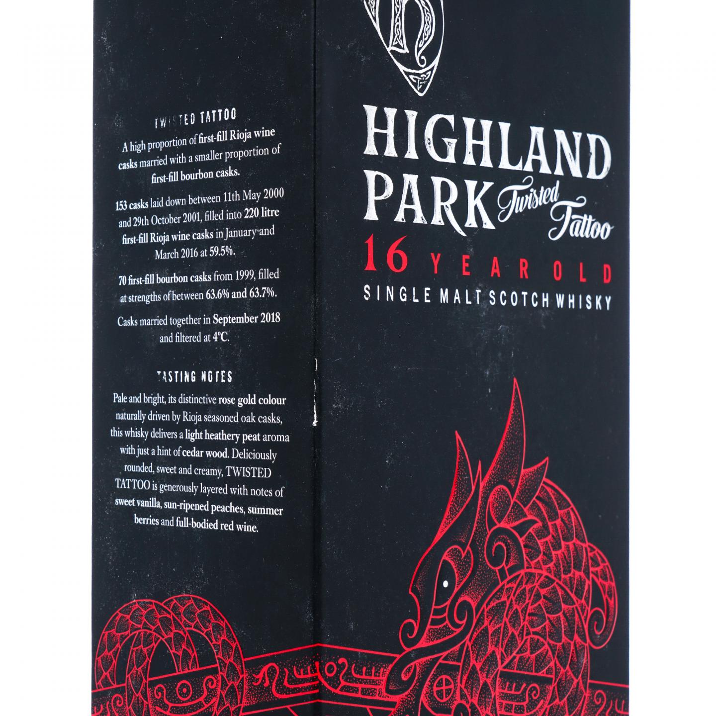 Highland Park 高原骑士 16年 Twisted Tattoo 700ml