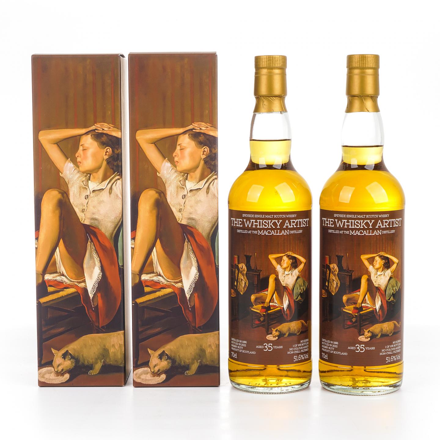 秘密斯佩塞 35年 1986-2022 雪莉桶#51383R 2支组