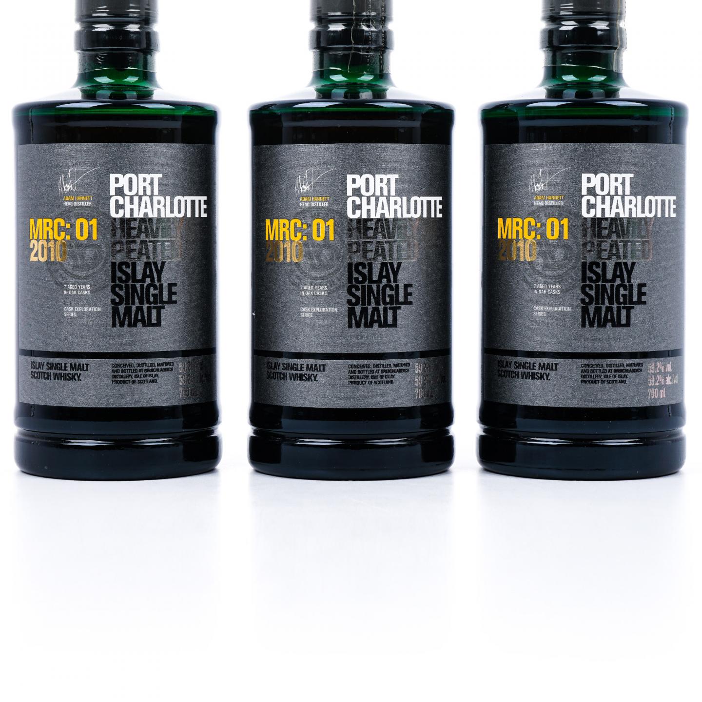 Bruichladdich 布赫拉迪 波夏 2010 重泥煤 行货 3瓶组