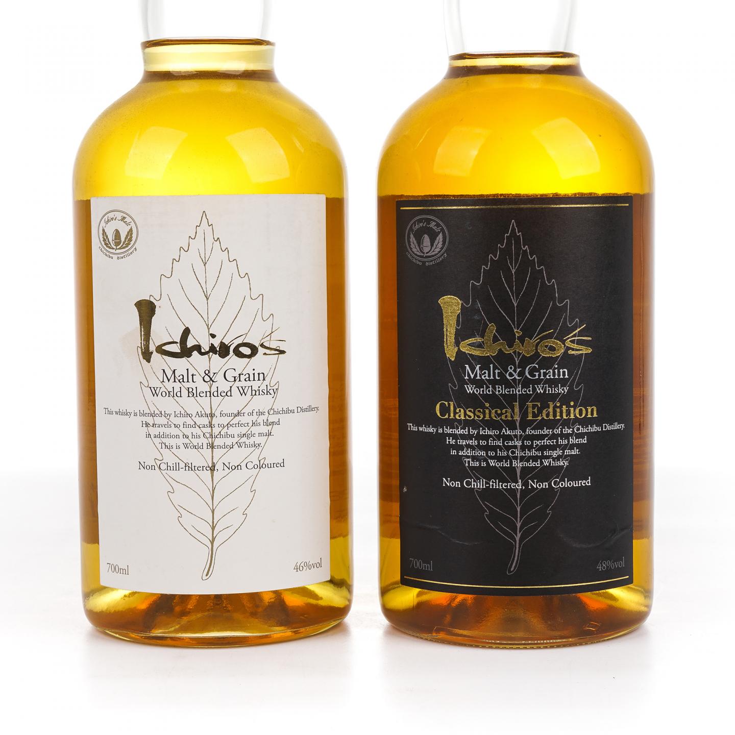 秩父 黑叶/白叶 Ichiro’s Malt & Grain 世界调和 2瓶组