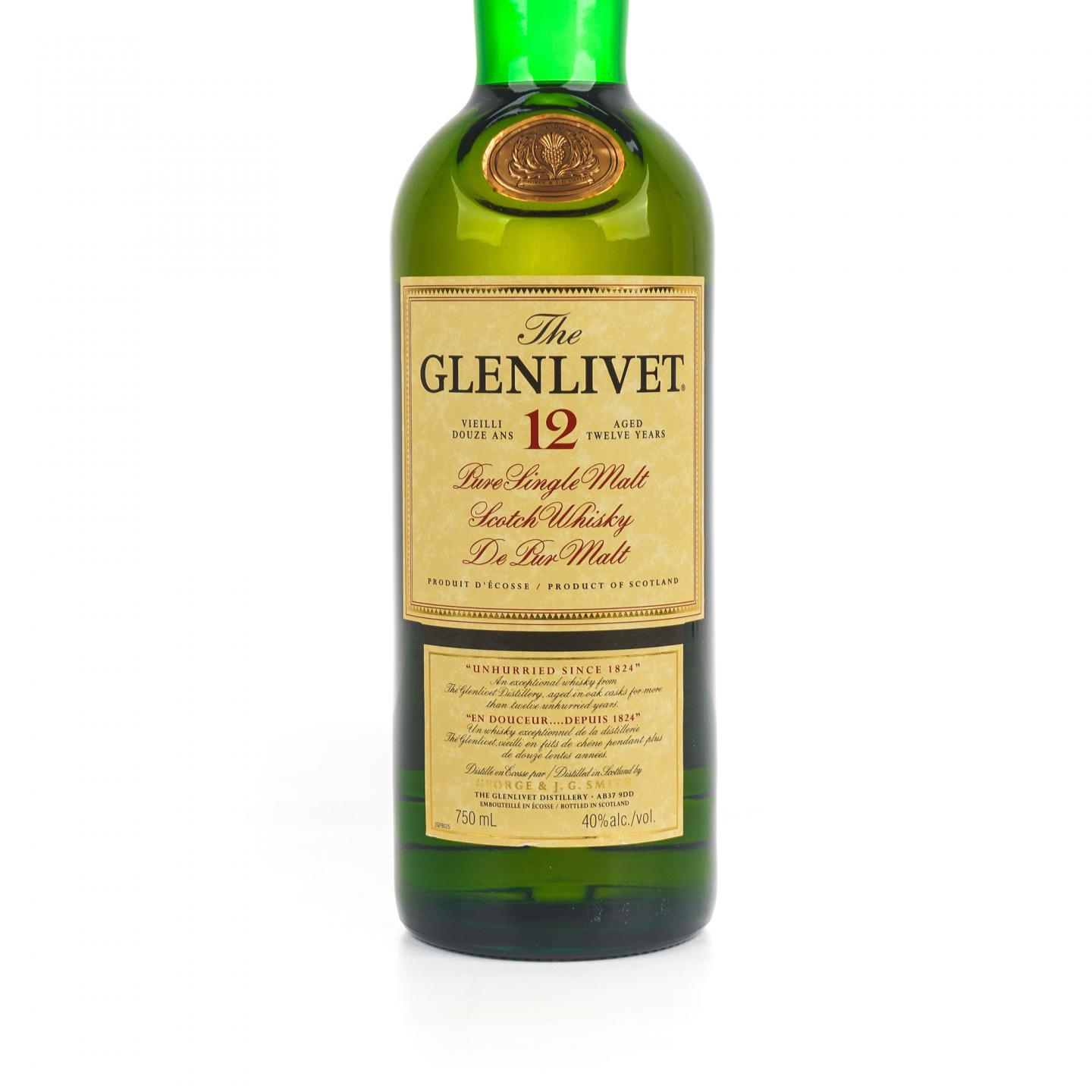 Glenlivet 格兰威特 12年 Geogre & J.G. Smith 750ml