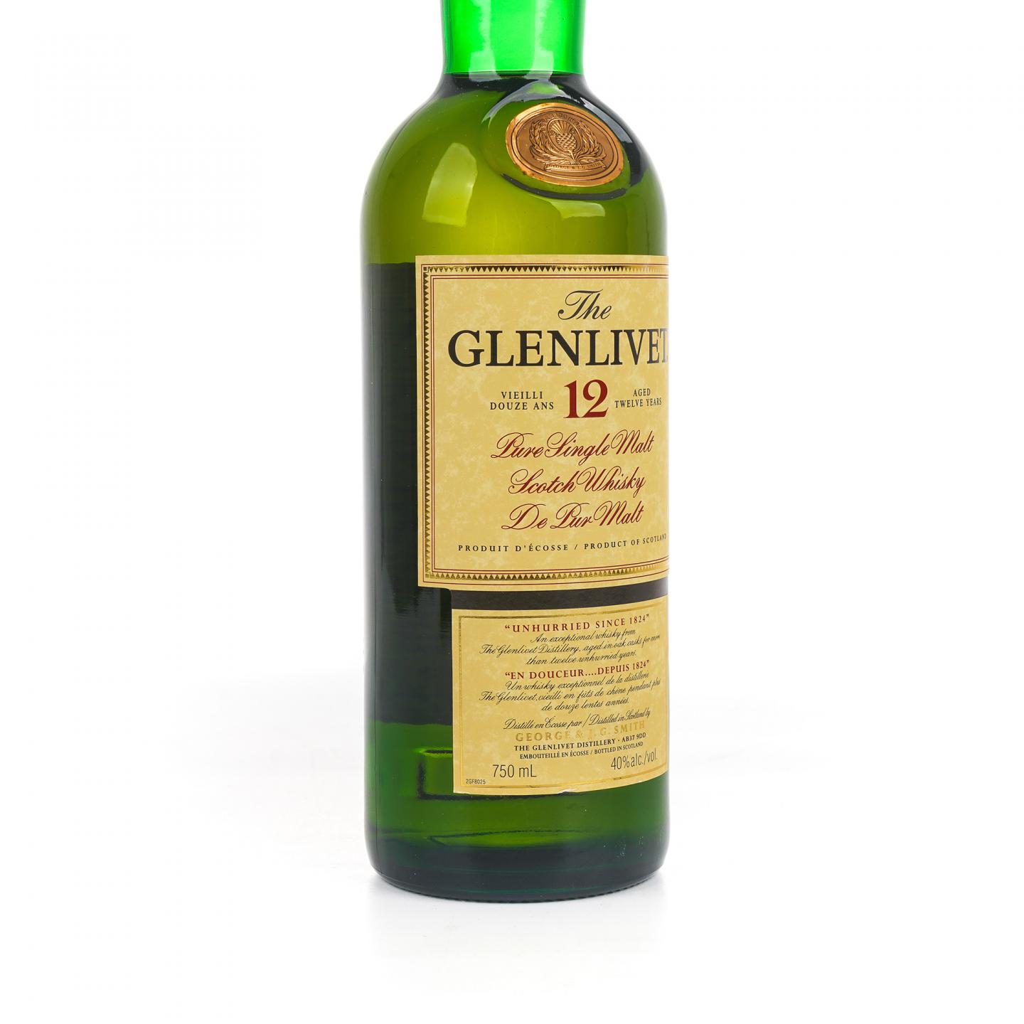 Glenlivet 格兰威特 12年 Geogre & J.G. Smith 750ml